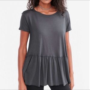 Truly Madly Deeply Tops - Truly Madly Deeply peplum tee • Urban Outfitters Truly Madly Deeply Tops - Truly Madly Deeply peplum tee • Urban Outfitters